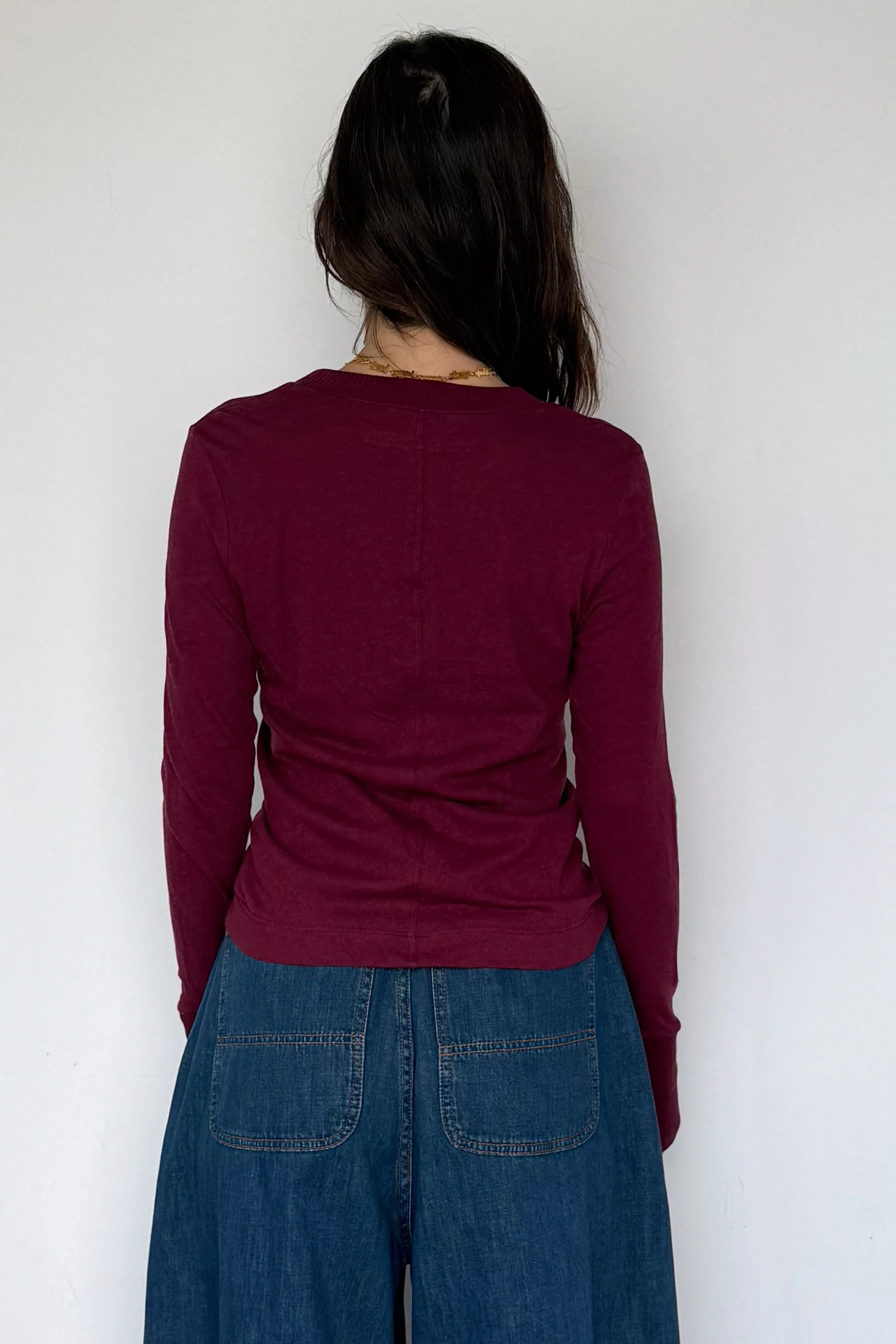 Cashmere Cuffed Crewneck - Image 6