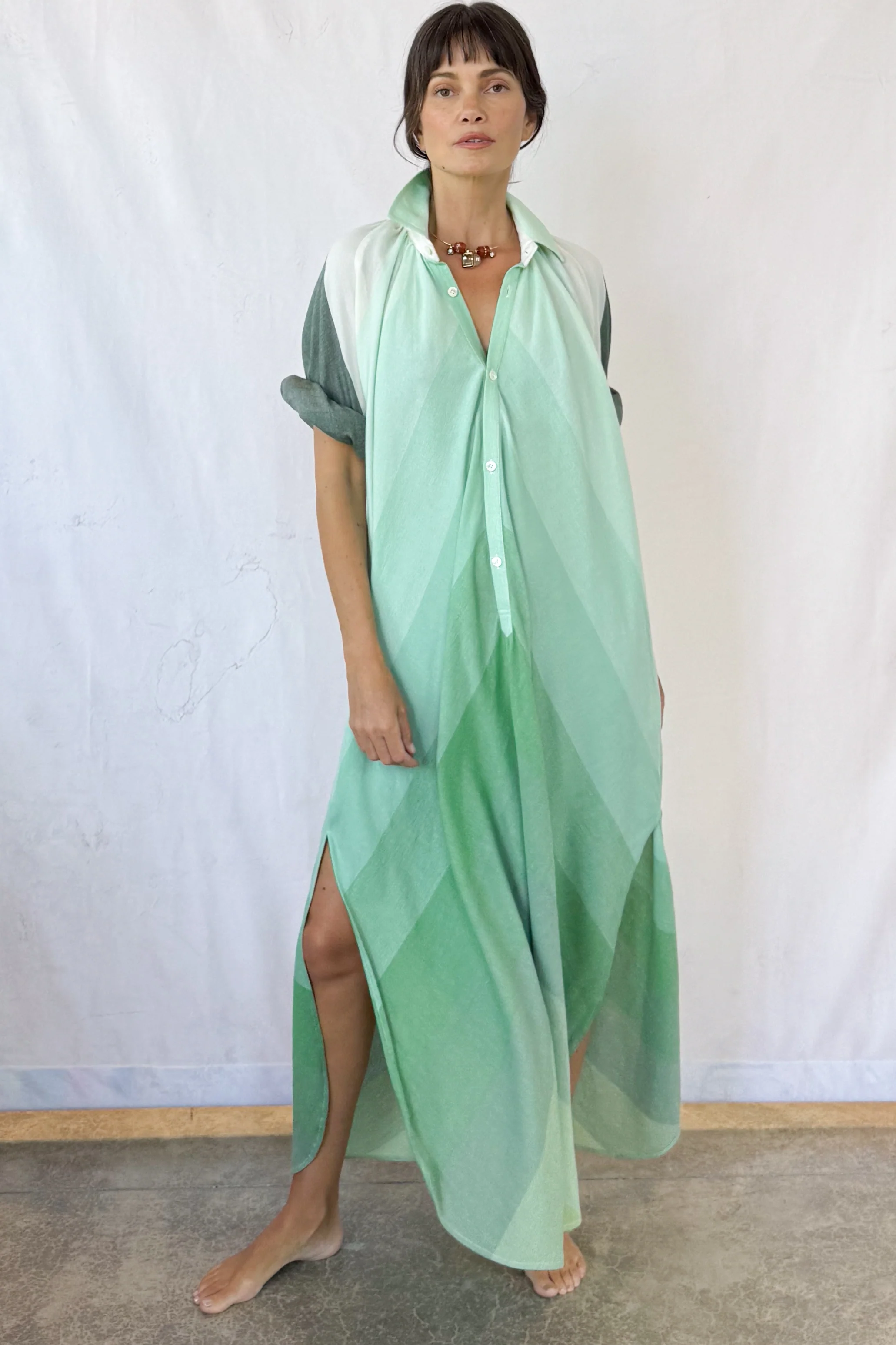 Collared Touareg Dress - Image 10