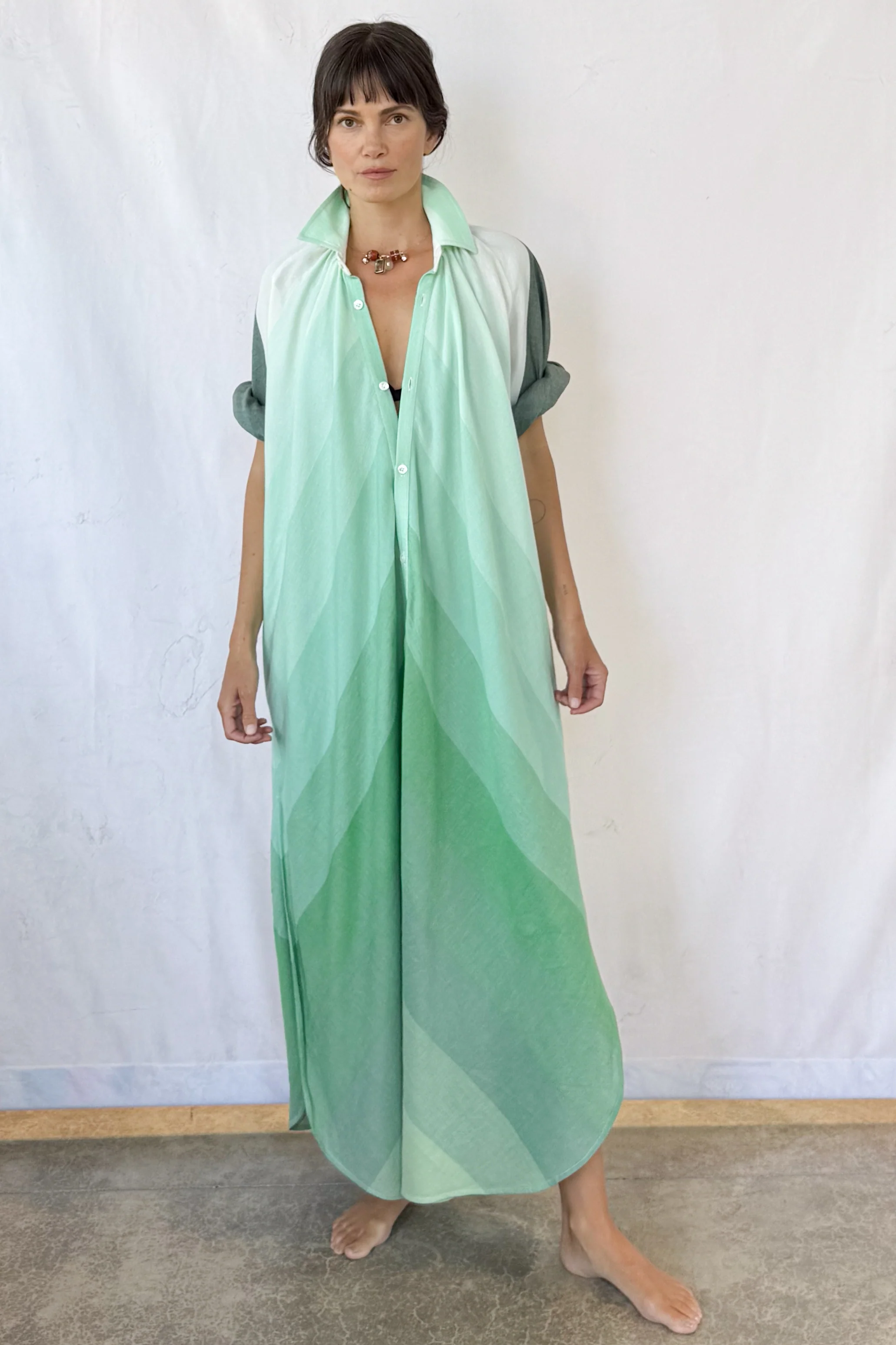 Collared Touareg Dress - Image 11