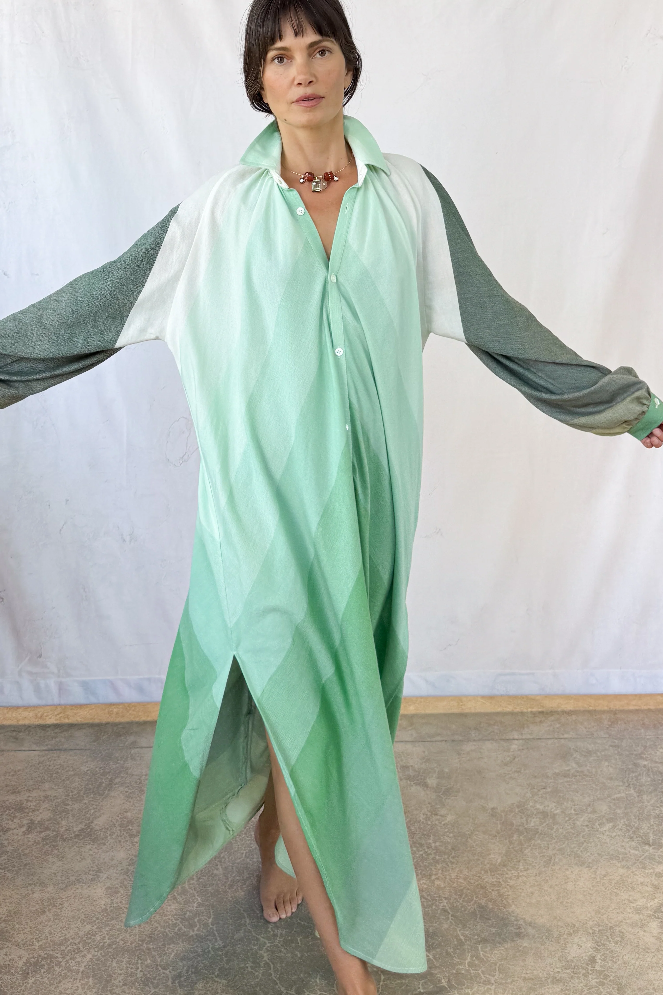 Collared Touareg Dress - Image 3