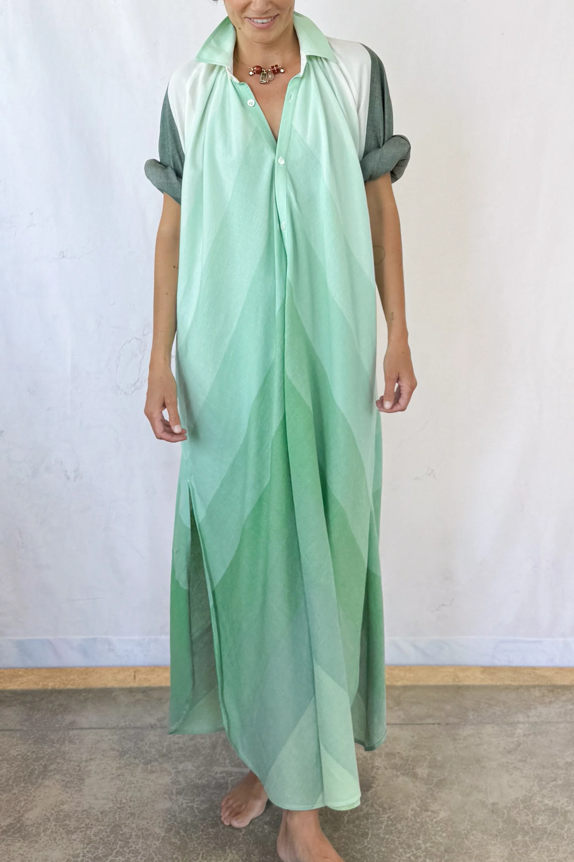 Collared Touareg Dress - Image 4