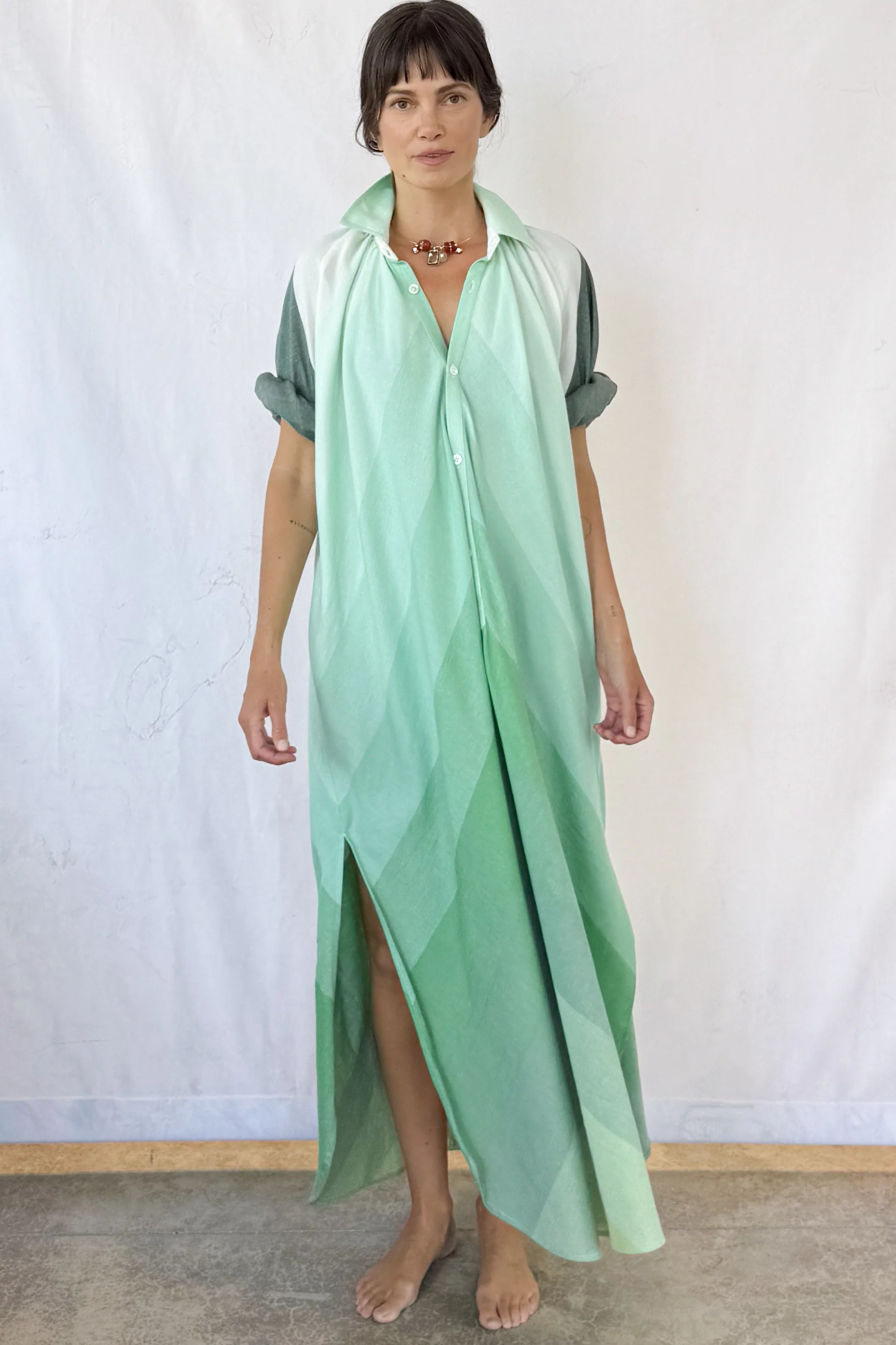 Collared Touareg Dress - Image 7