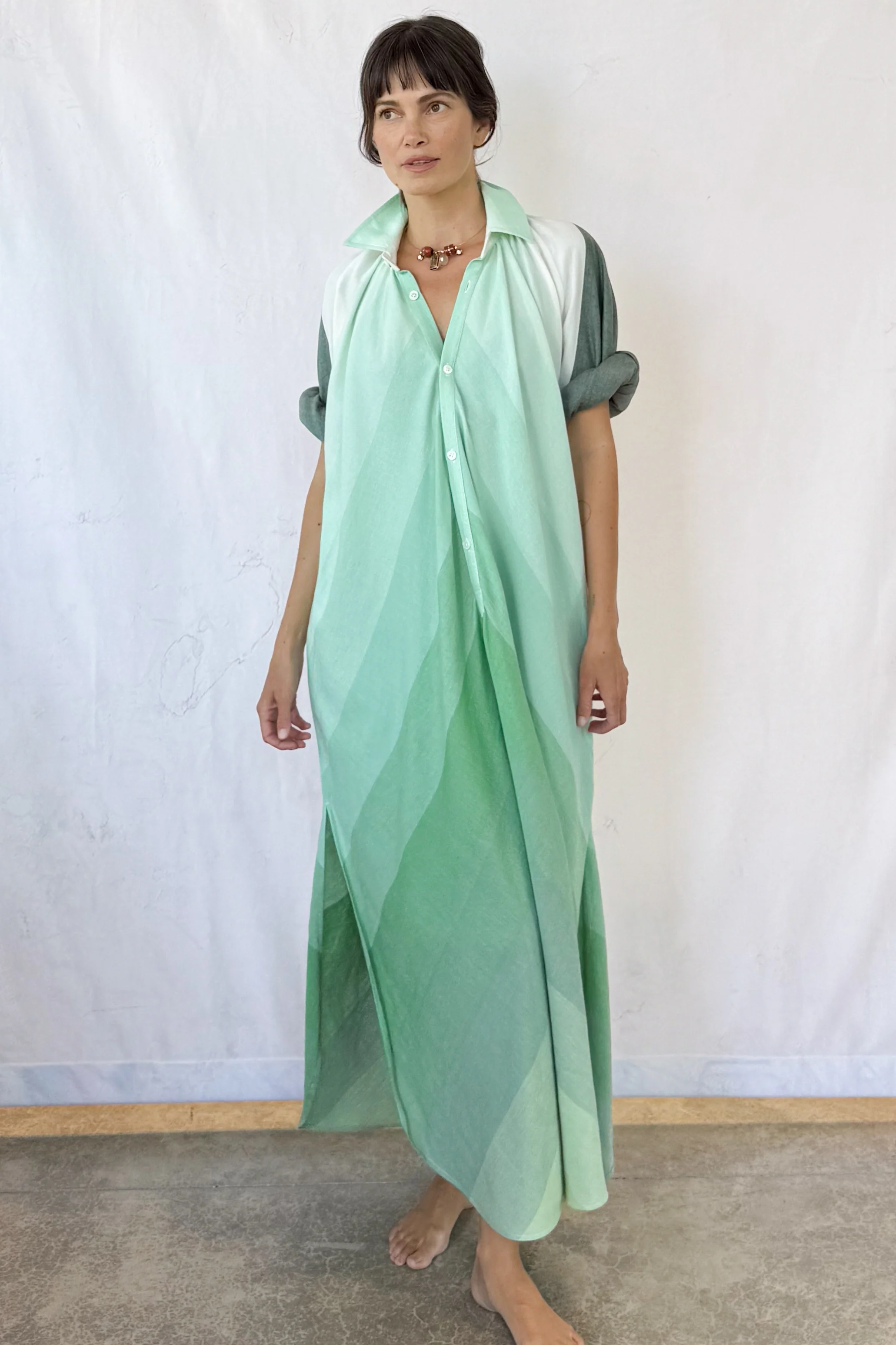 Collared Touareg Dress - Image 8