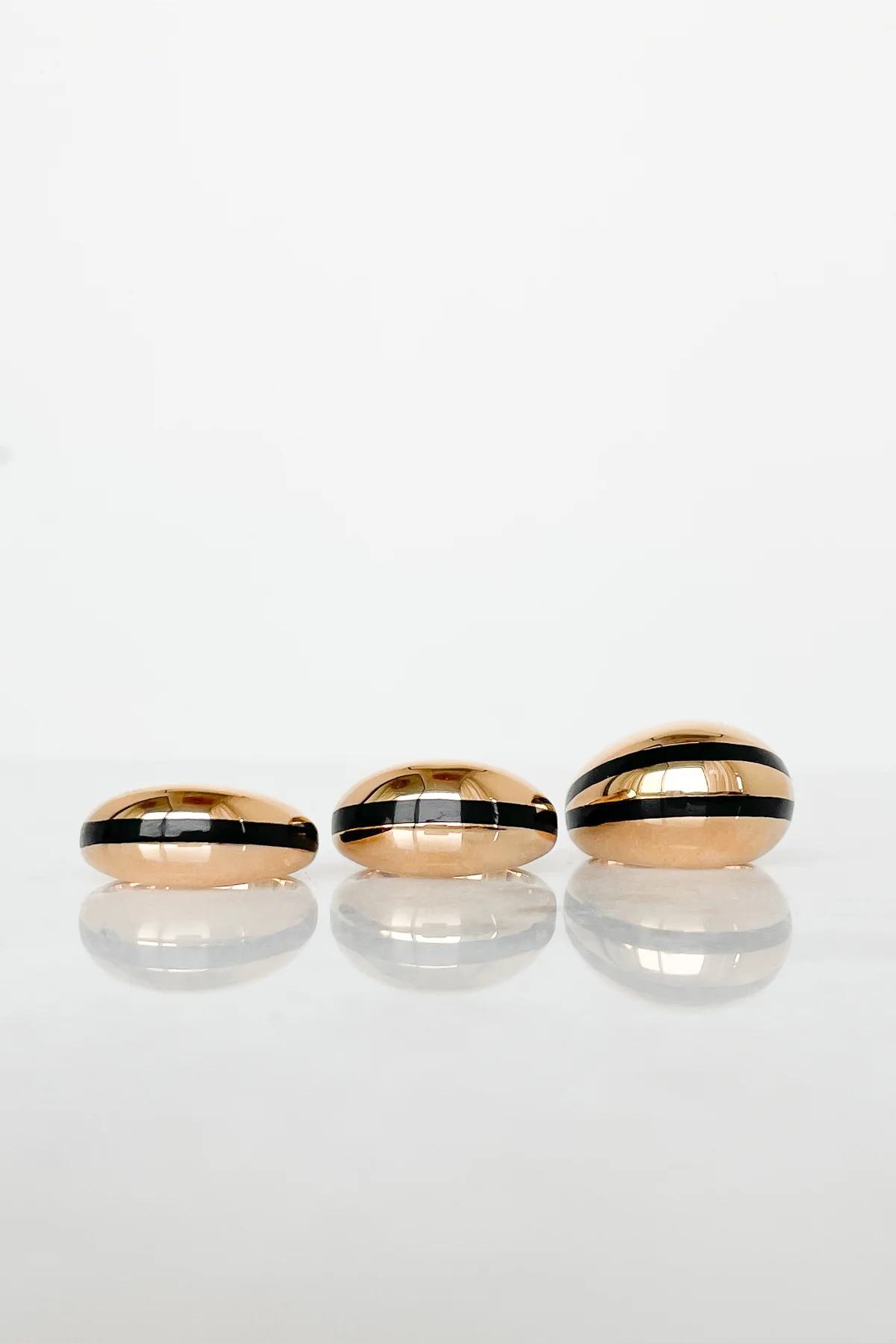 Enamel Stripe Dome Ring - Image 6