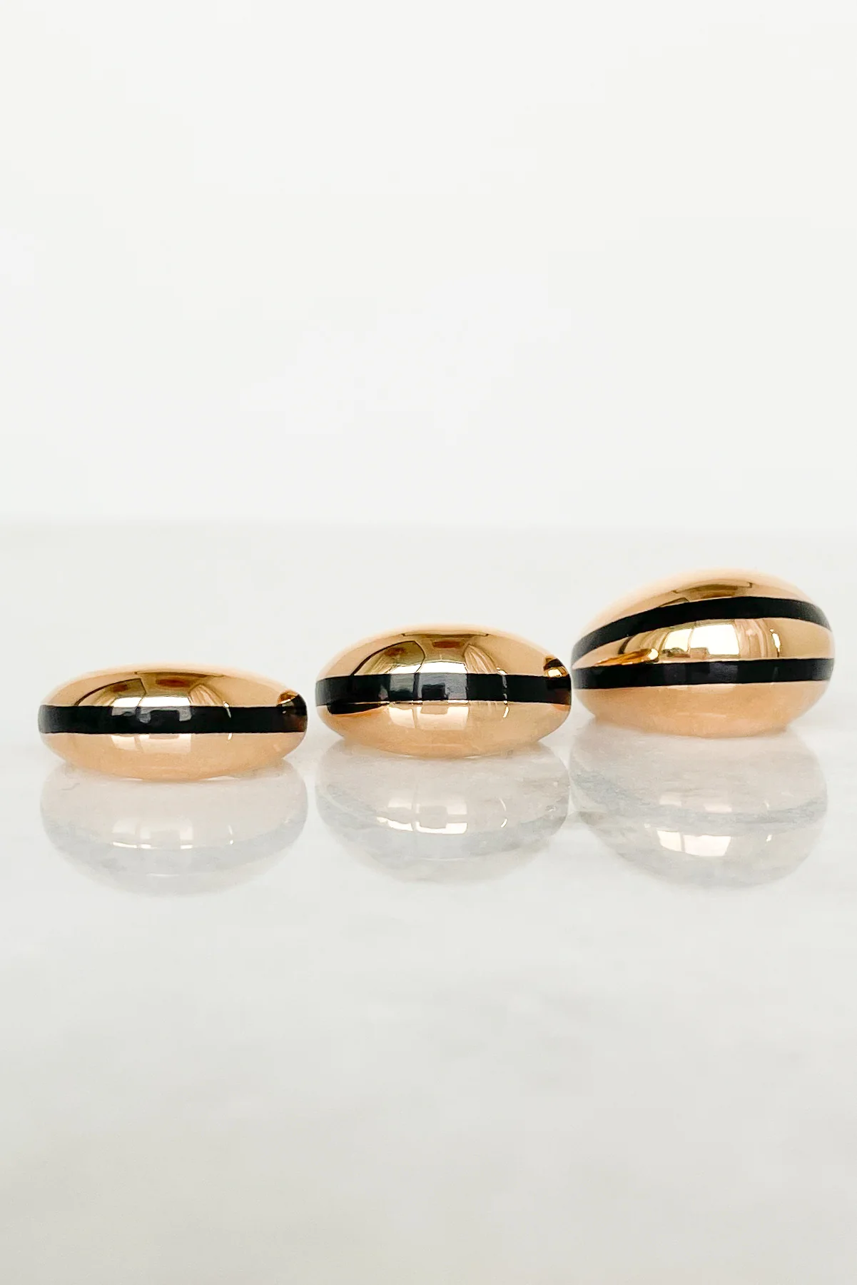 Enamel Stripe Dome Ring - Image 7