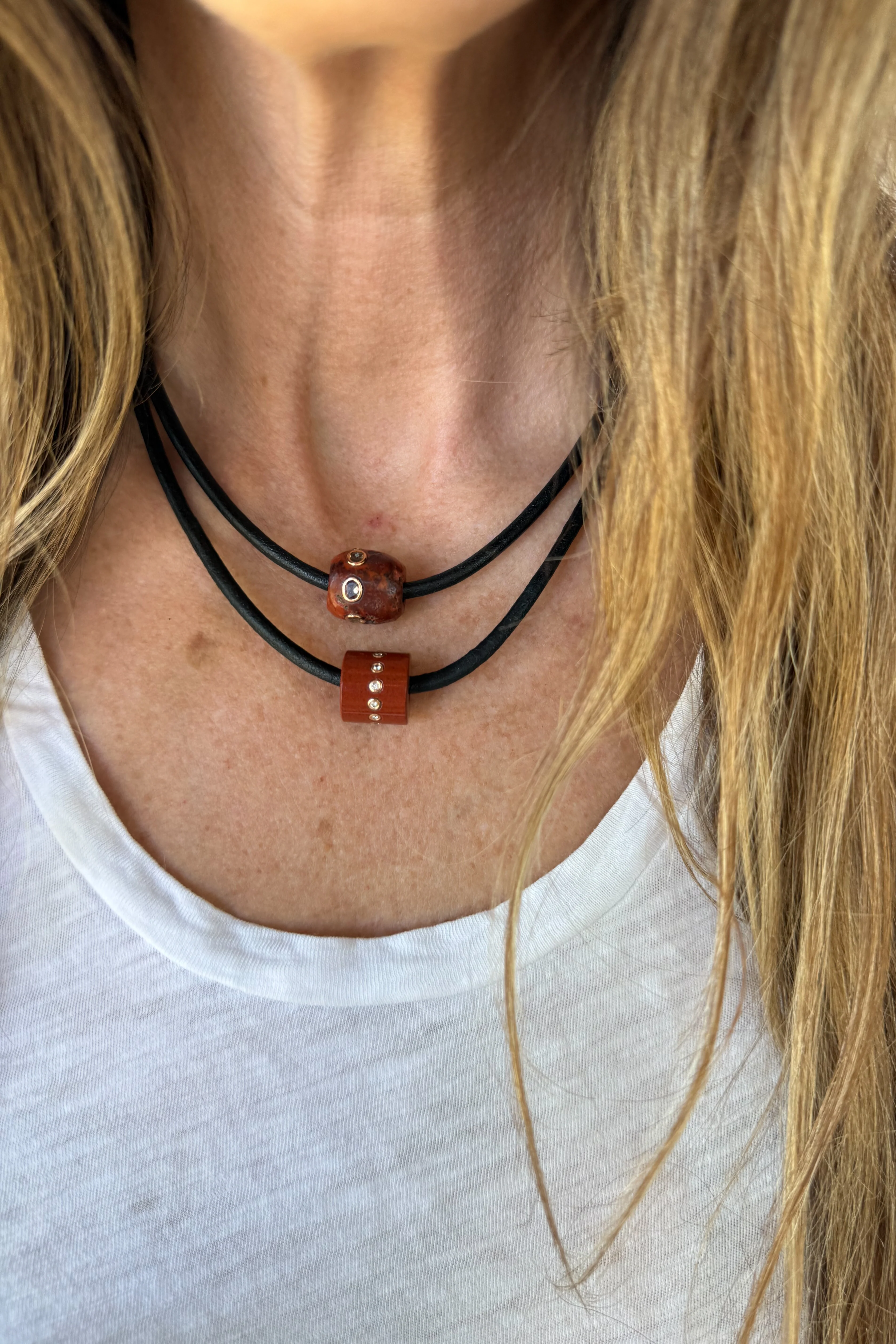 Dezso Leather Cord Necklace - Image 3