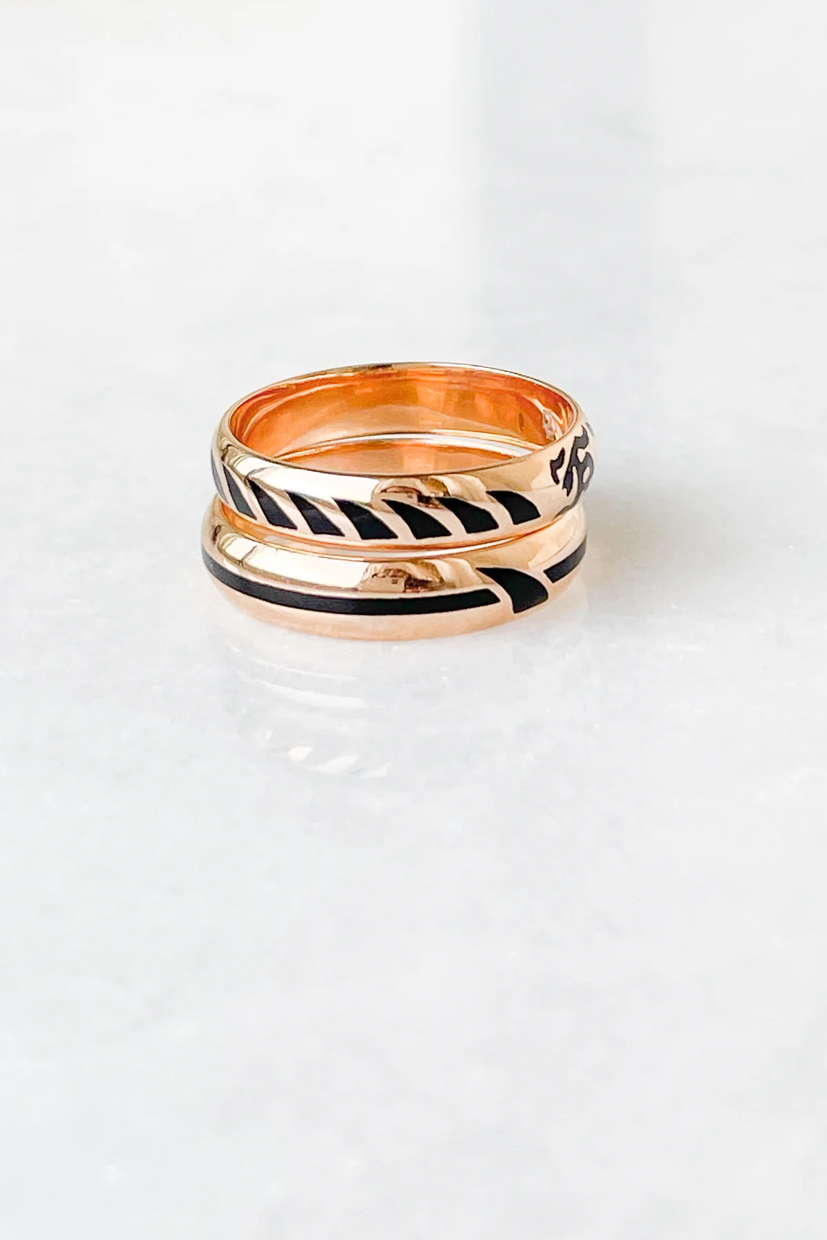 Enamel "B" Ring - Image 8