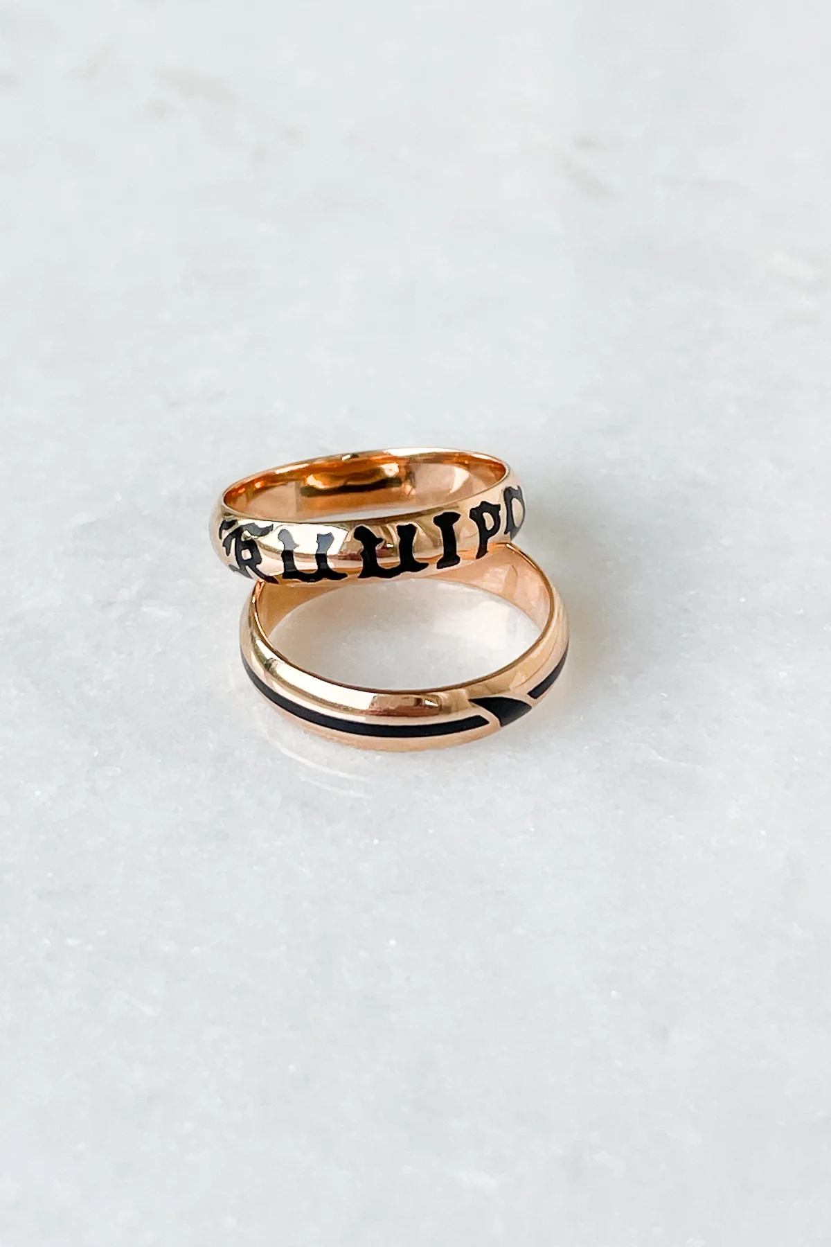 Enamel "B" Ring - Image 9