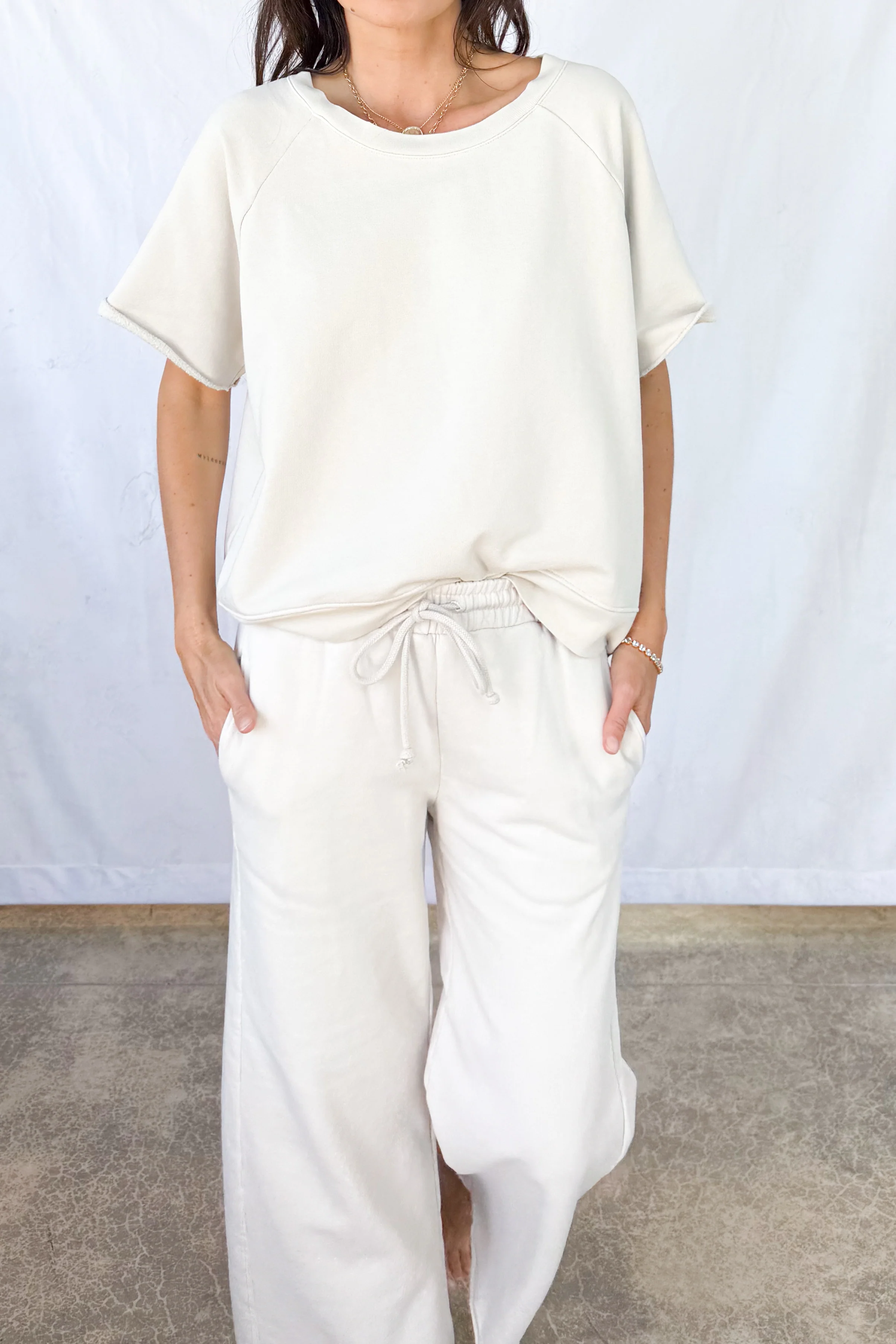 Fleece Short Sleeve Sweatshirt - Image 4