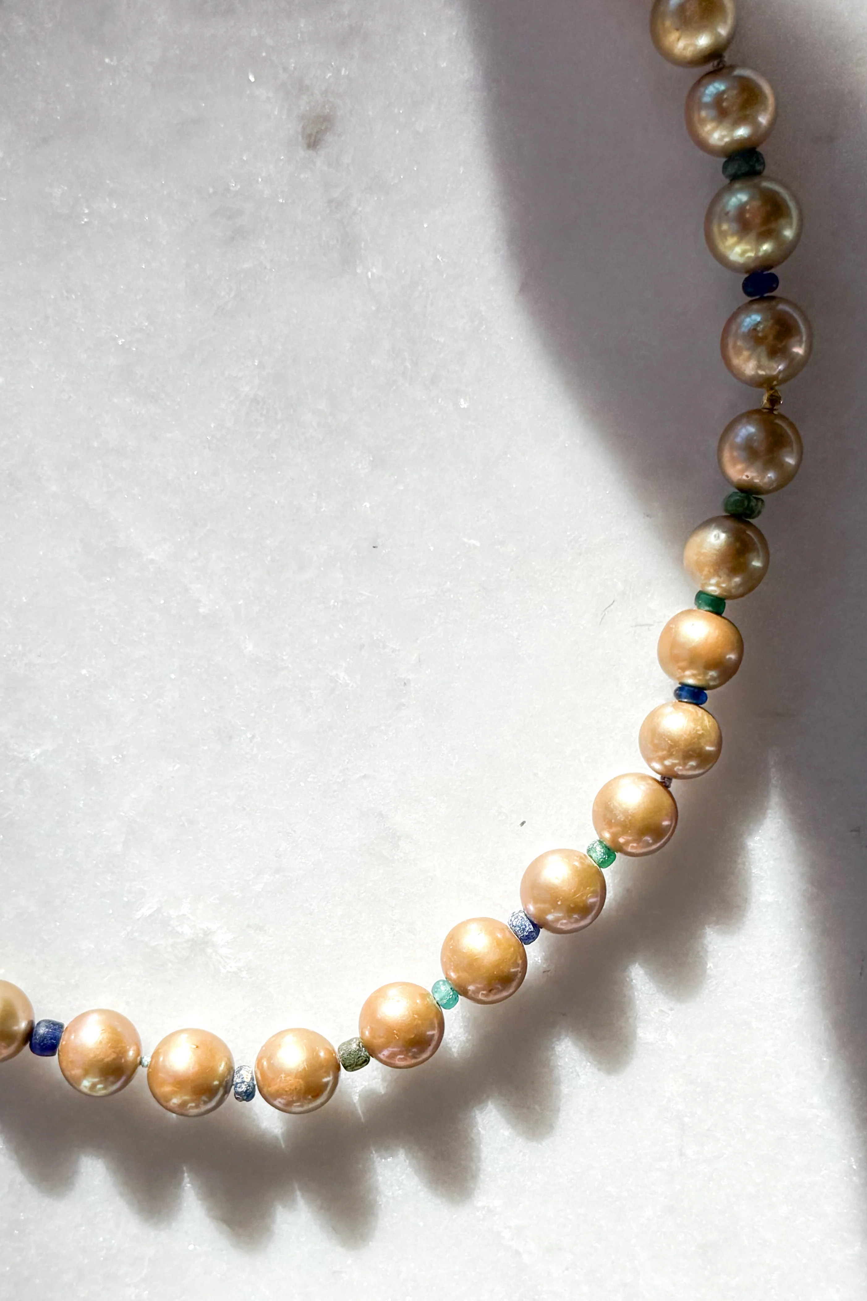 Golden Nila Pearl Necklace - Image 8