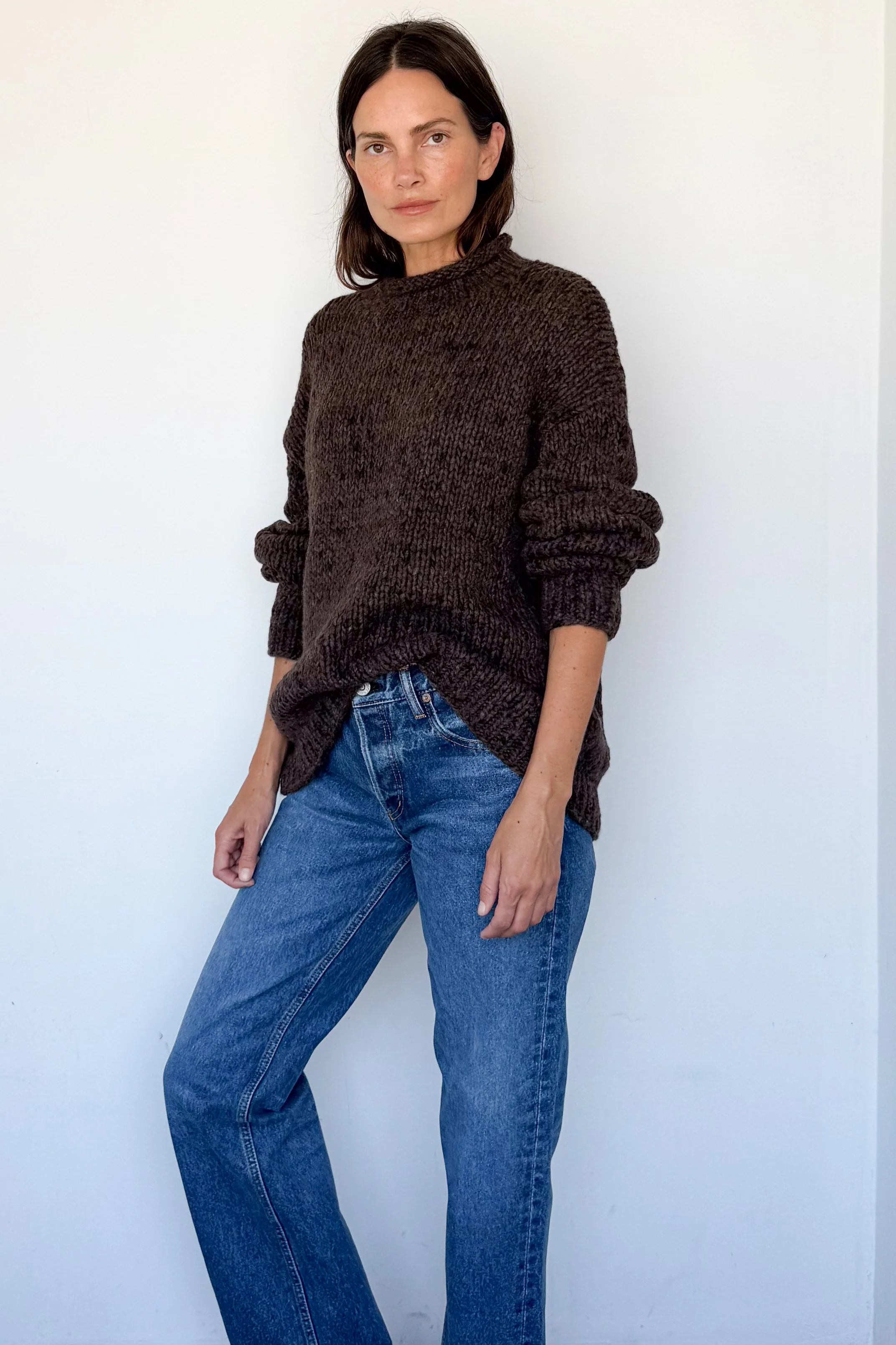 Handknit Rollneck Sweater - Image 6