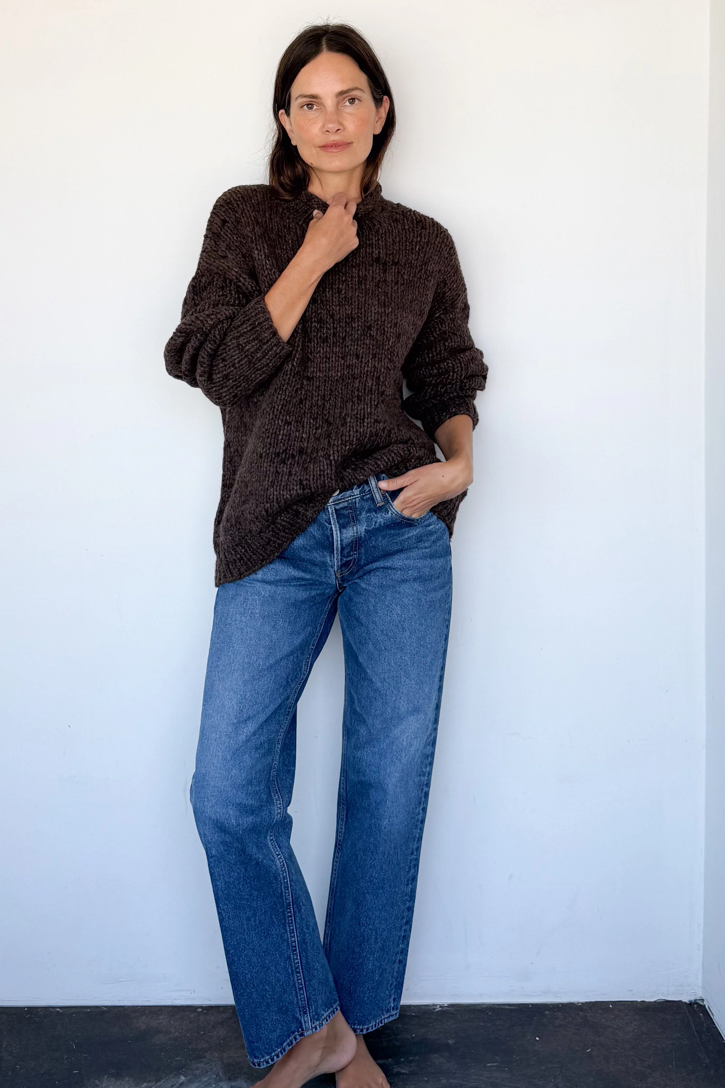Handknit Rollneck Sweater - Image 7