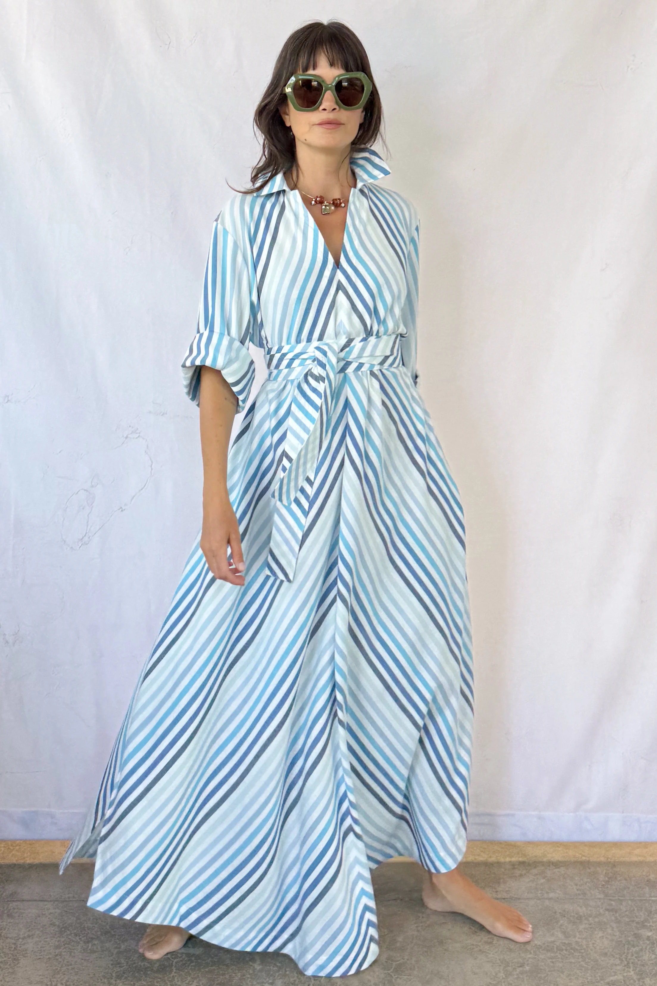 Lagoon V-Neck Caftan - Image 12