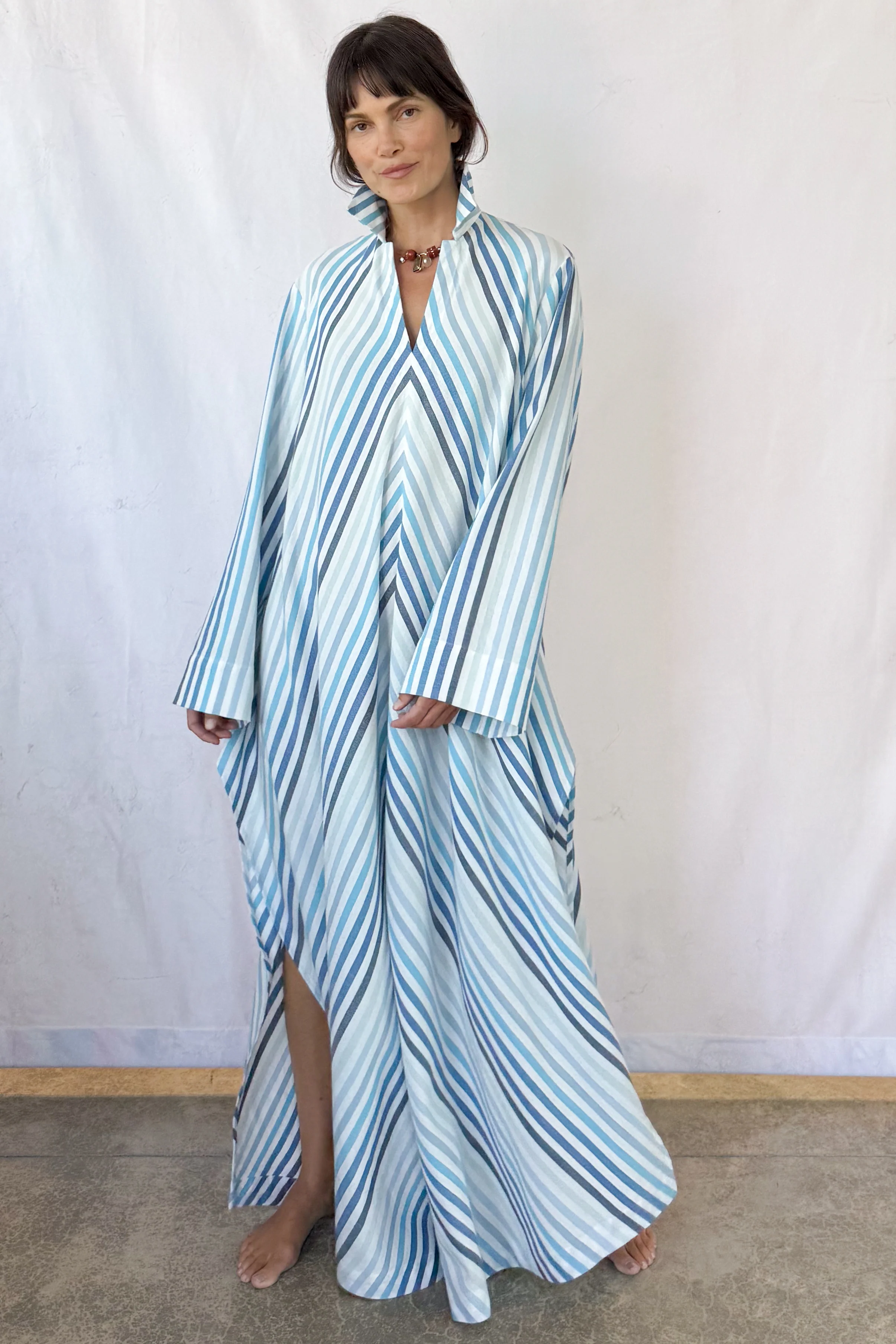 Lagoon V-Neck Caftan - Image 3