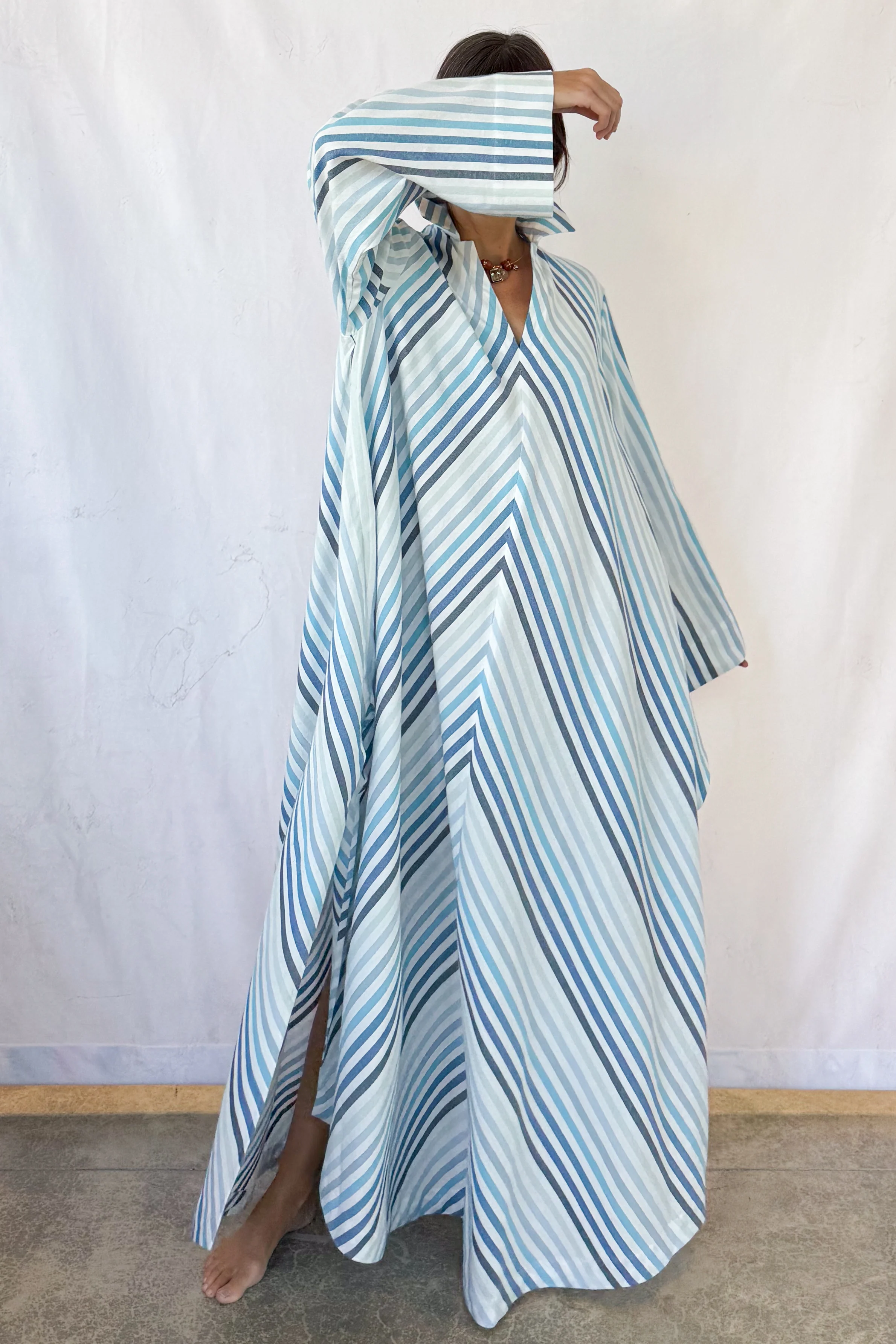 Lagoon V-Neck Caftan - Image 4