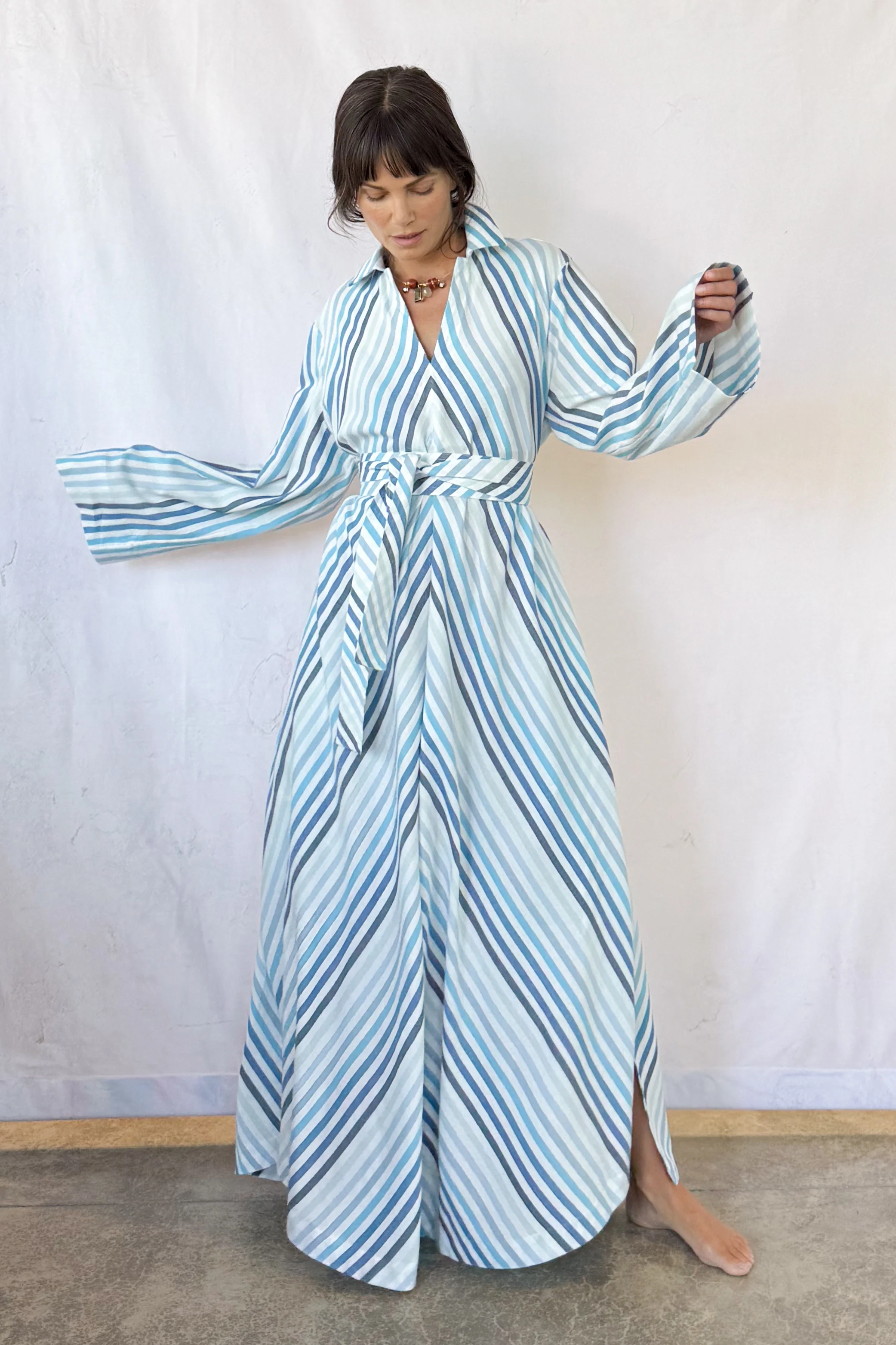 Lagoon V-Neck Caftan - Image 8