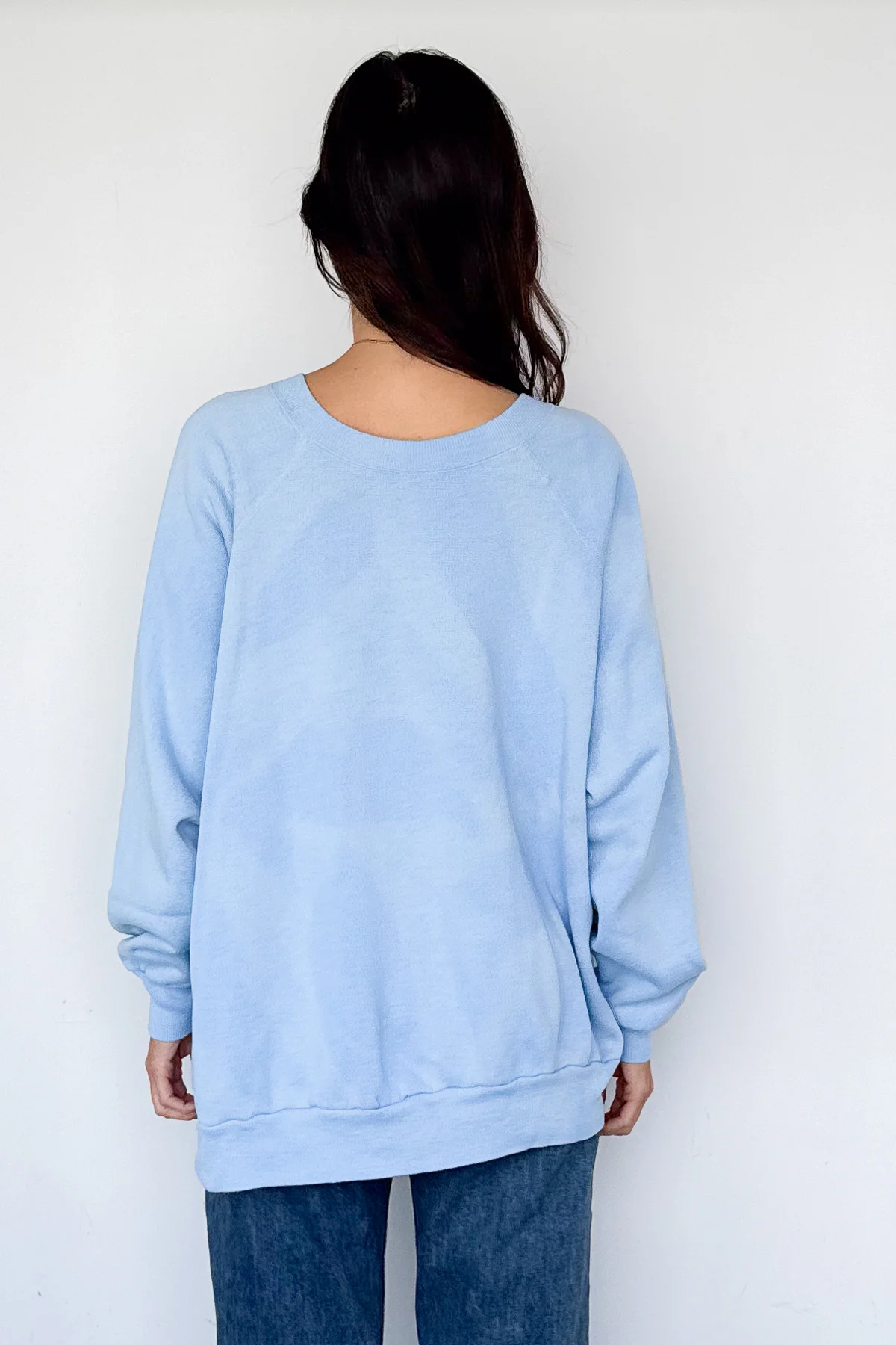 Lucky Duck Sweatshirt - LARGE Baby Blue - Image 5
