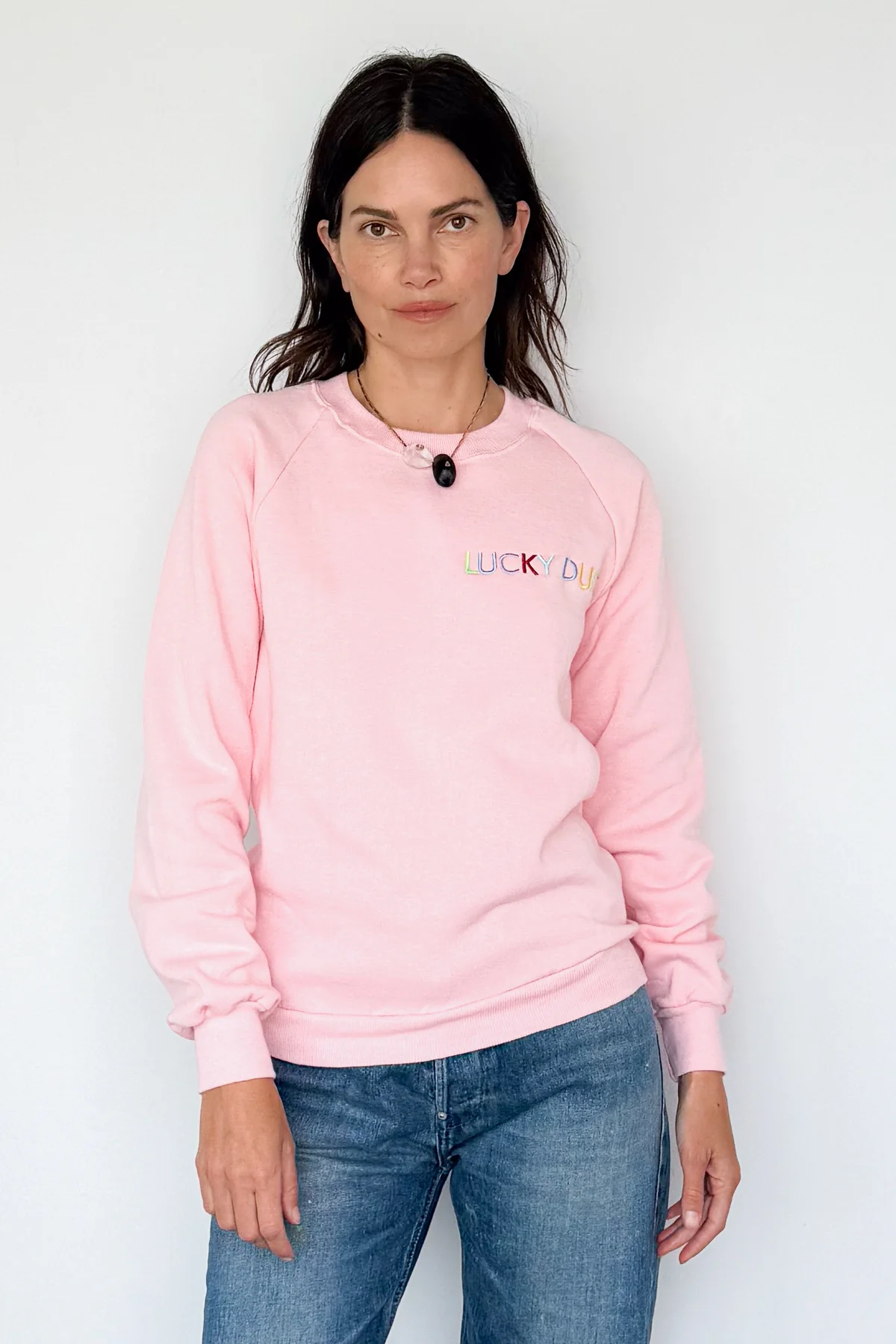 Lucky Duck Sweatshirt - XXS Peachy Pink - Image 4