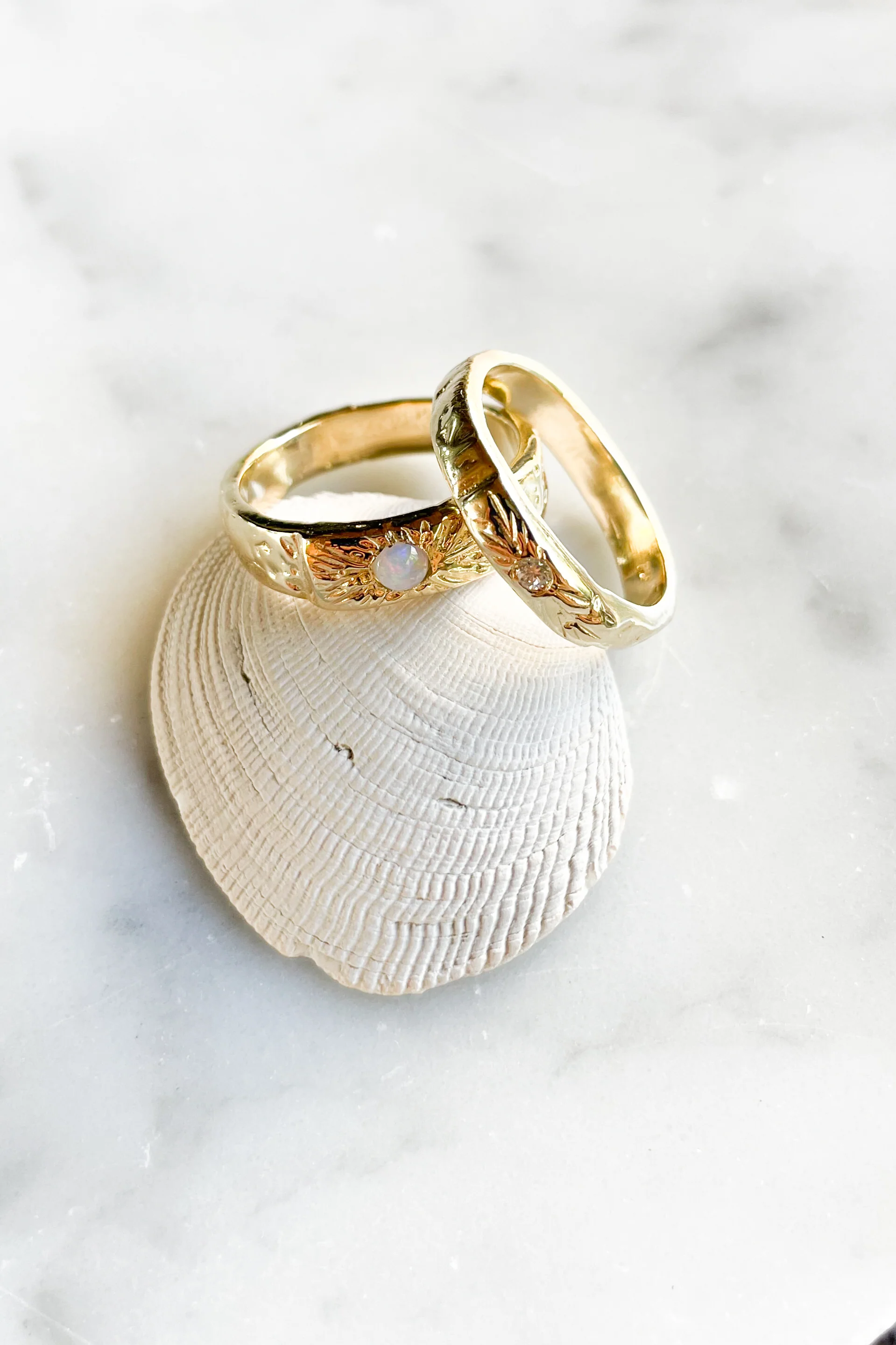 Petite Diamond Eye of Love Band - Image 7