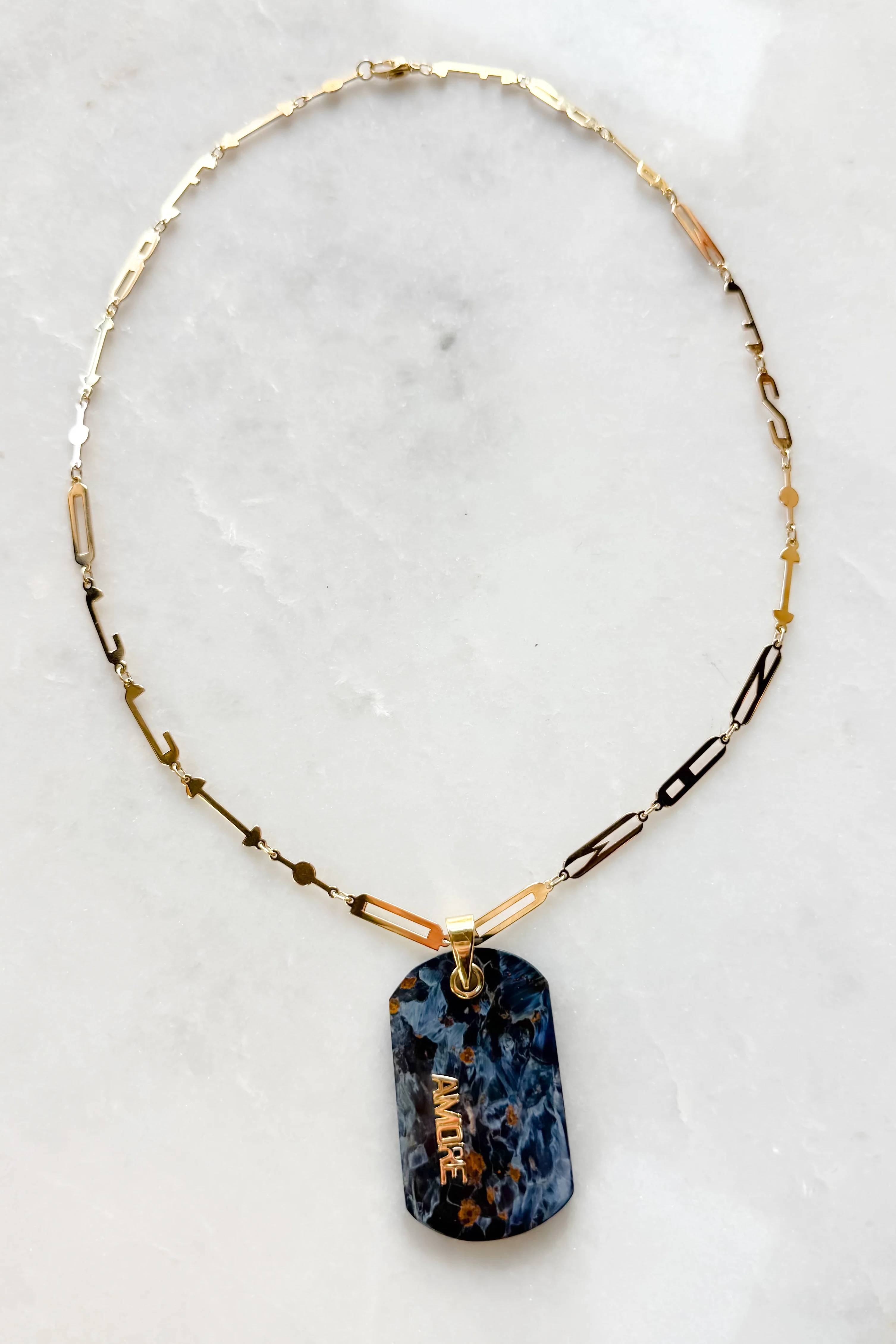 Pietersite Cartellino Pendant - Image 3