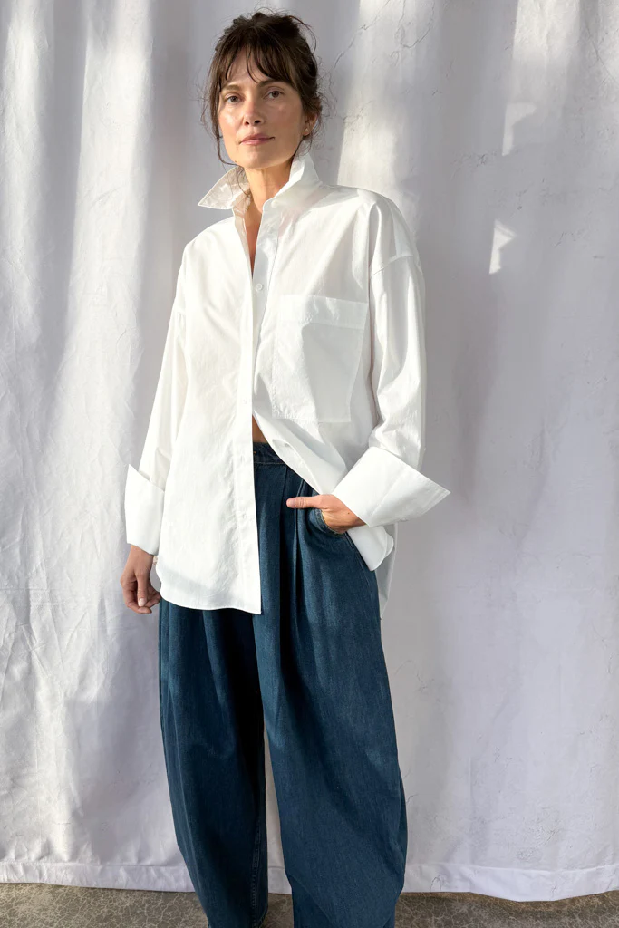Poplin Button Up Shirt - Image 5
