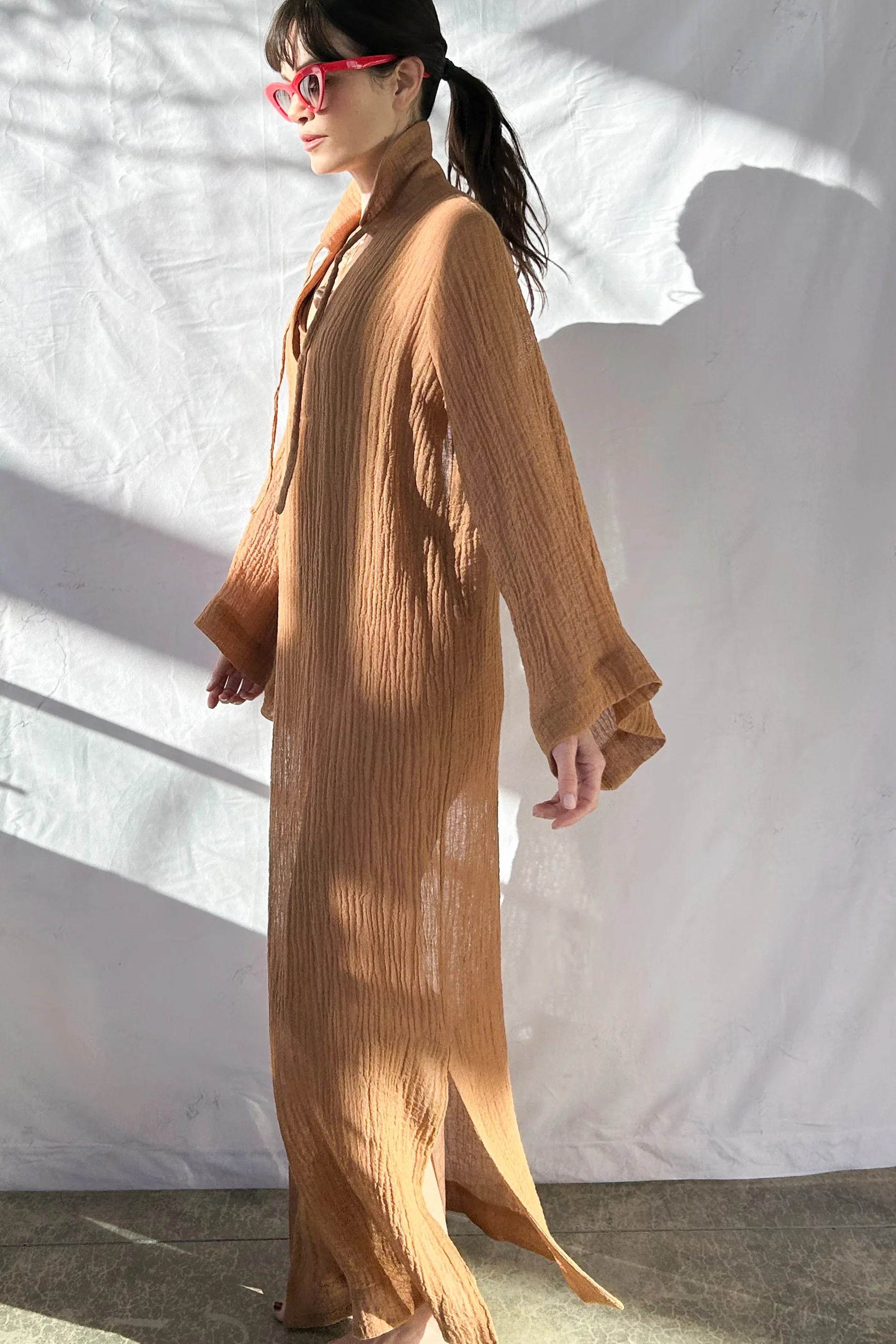 Sorrento Gauze Tunic Caftan - Image 5